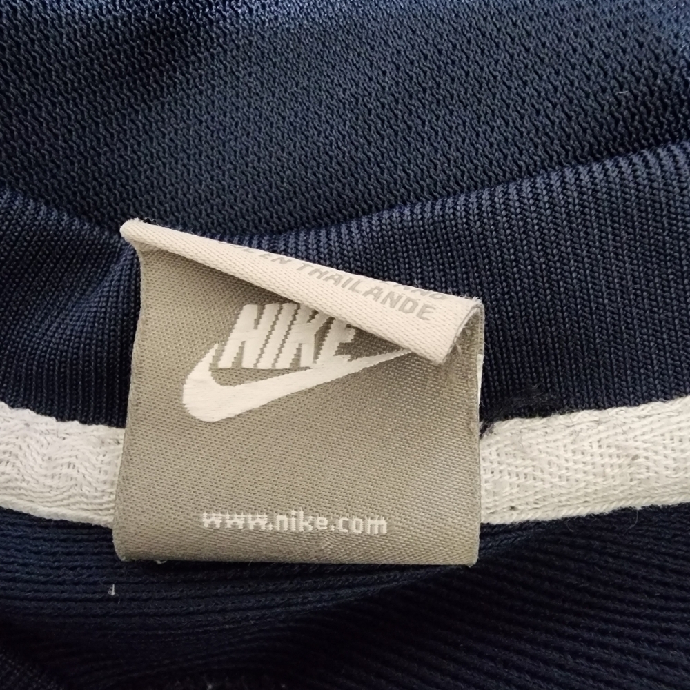 Nike Sleeveless Training Shirt Navy White Athletic Muscle Tank Size Large - Picture 10 of 13